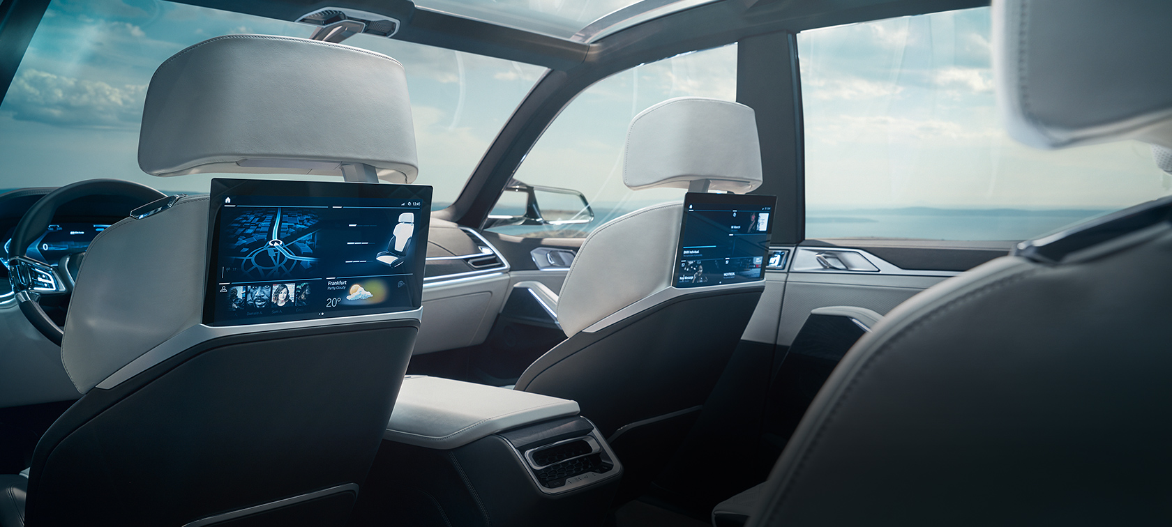 Yeni BMW Concept X7 iç görünüm Yeni BMW Concept X7 iç görünüm