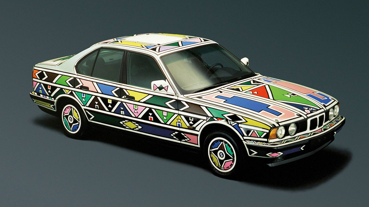 Esther Mahlangu Art Car / BMW 525i / 1991 | BMW Joy Blog Esther Mahlangu Art Car / BMW 525i / 1991 | BMW Joy Blog