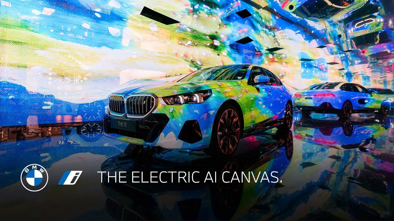 “The Electric AI Canvas”: Yeni BMW i5’ten İlham Alan Enstalasyon | BMW Joy Blog “The Electric AI Canvas”: Yeni BMW i5’ten İlham Alan Enstalasyon | BMW Joy Blog