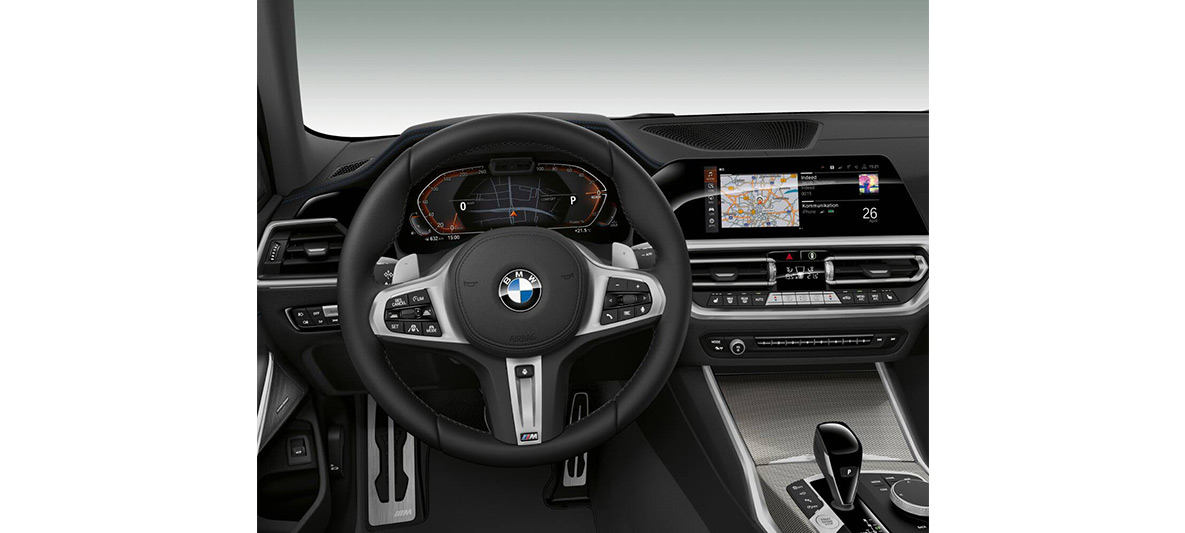 BMW Live Cockpit ile tamamen dijital bir sürüş deneyimi elde ediliyor.