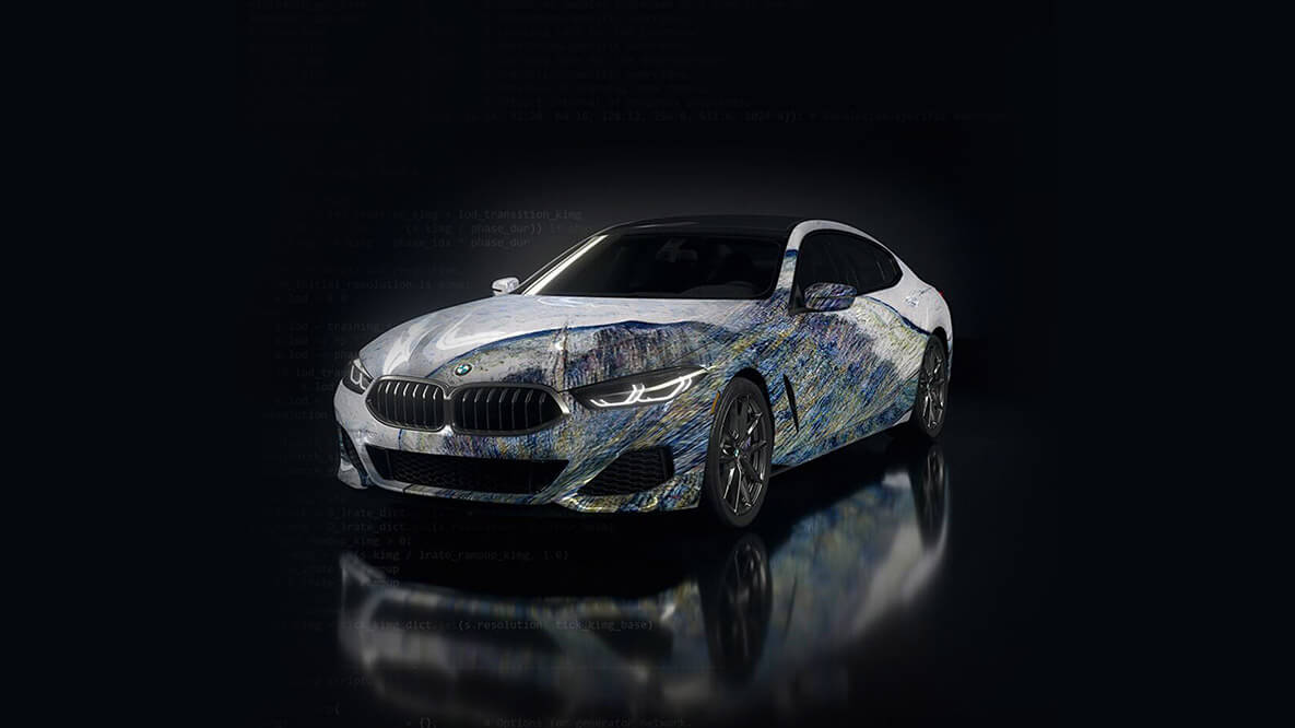 Jamal Cyrus’tan ilham alan BMW 8 Serisi Gran Coupé. Jamal Cyrus’tan ilham alan BMW 8 Serisi Gran Coupé.