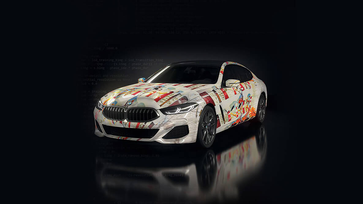 Çağdaş sanatçılardan ilham alan BMW 8 Serisi Gran Coupé. Çağdaş sanatçılardan ilham alan BMW 8 Serisi Gran Coupé.