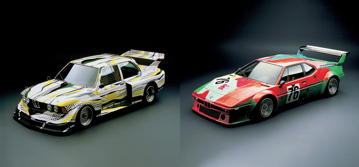 BMW Art Car #3: Roy Lichtenstein, BMW Art Car #4: Andy Warhol