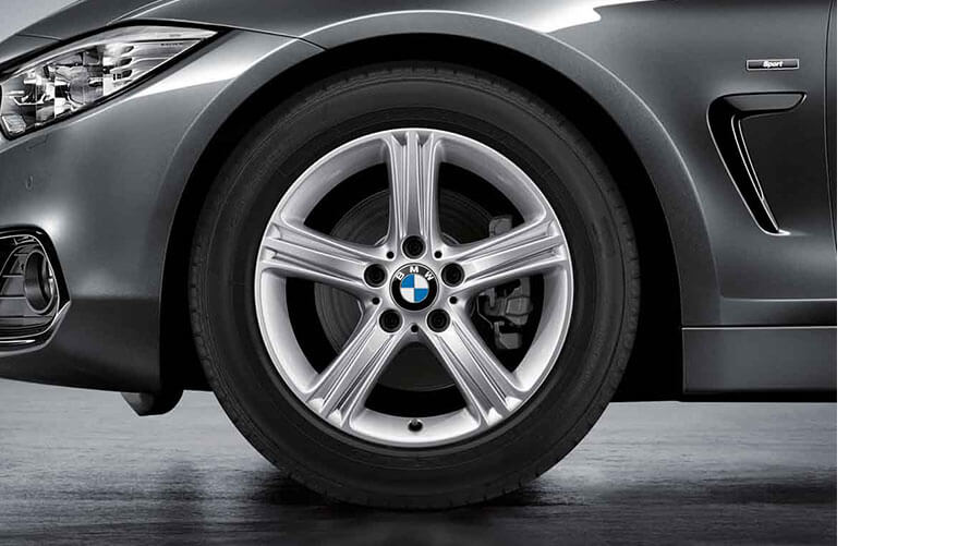 17" Star Spoke 393 Jant Alaşım Gri - BMW 3 Serisi (F30) 17" Star Spoke 393 Jant Alaşım Gri - BMW 3 Serisi (F30)