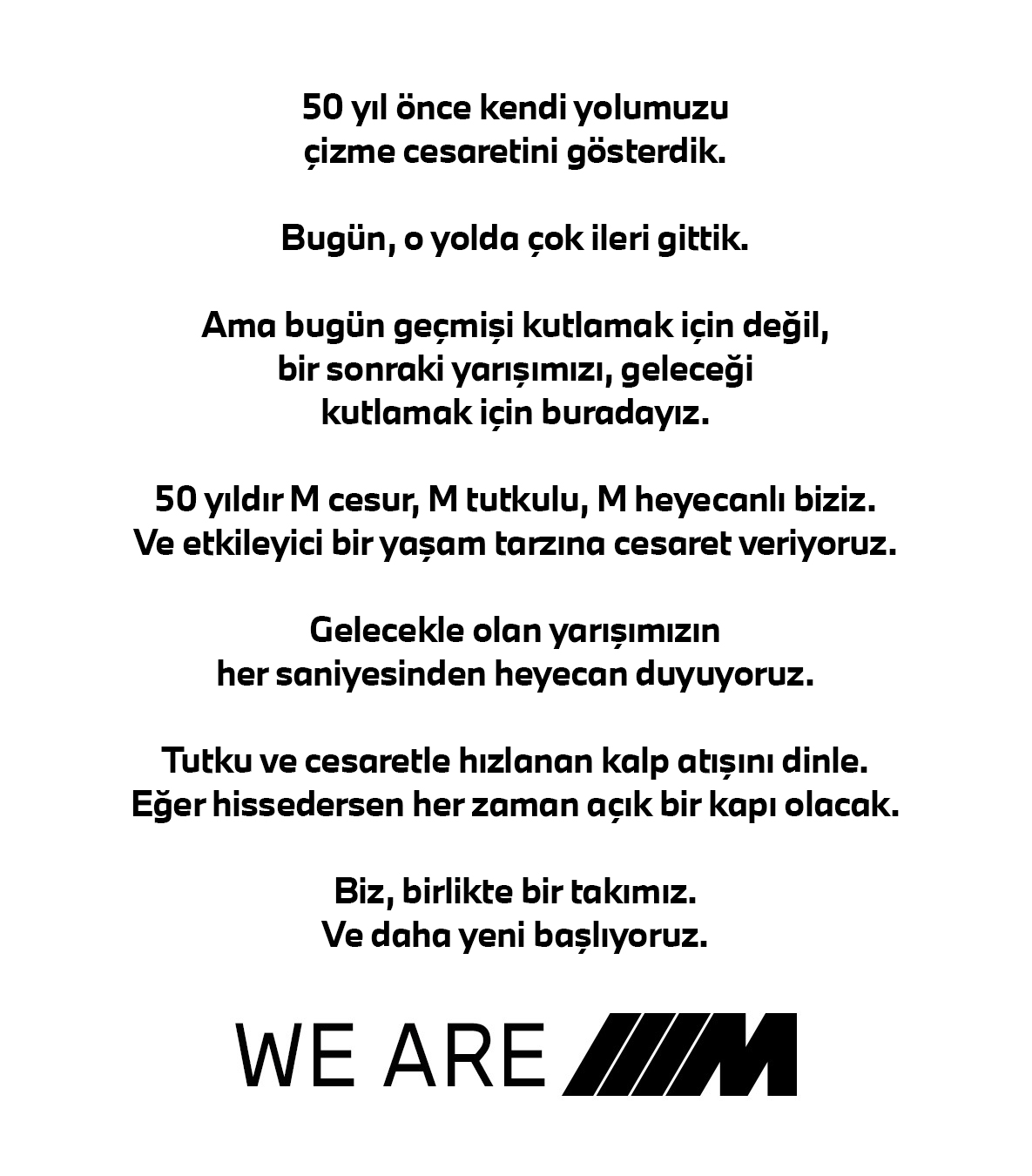 BMW M’in 50. Yılı | BMW Türkiye BMW M’in 50. Yılı | BMW Türkiye