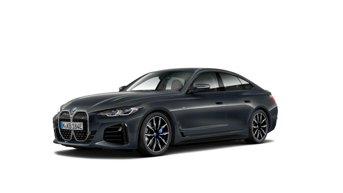 BMW i Serisi, BMW i4 G26, yan çaprazdan görünüm BMW i Serisi, BMW i4 G26, yan çaprazdan görünüm