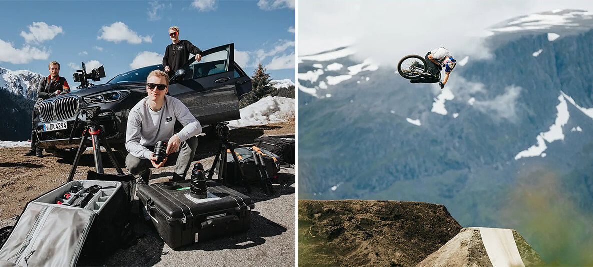 BMW X3 ve Tillmann kardeşler çekime hazır. | Martin Söderström, The Old World filmi için Norveç’te.