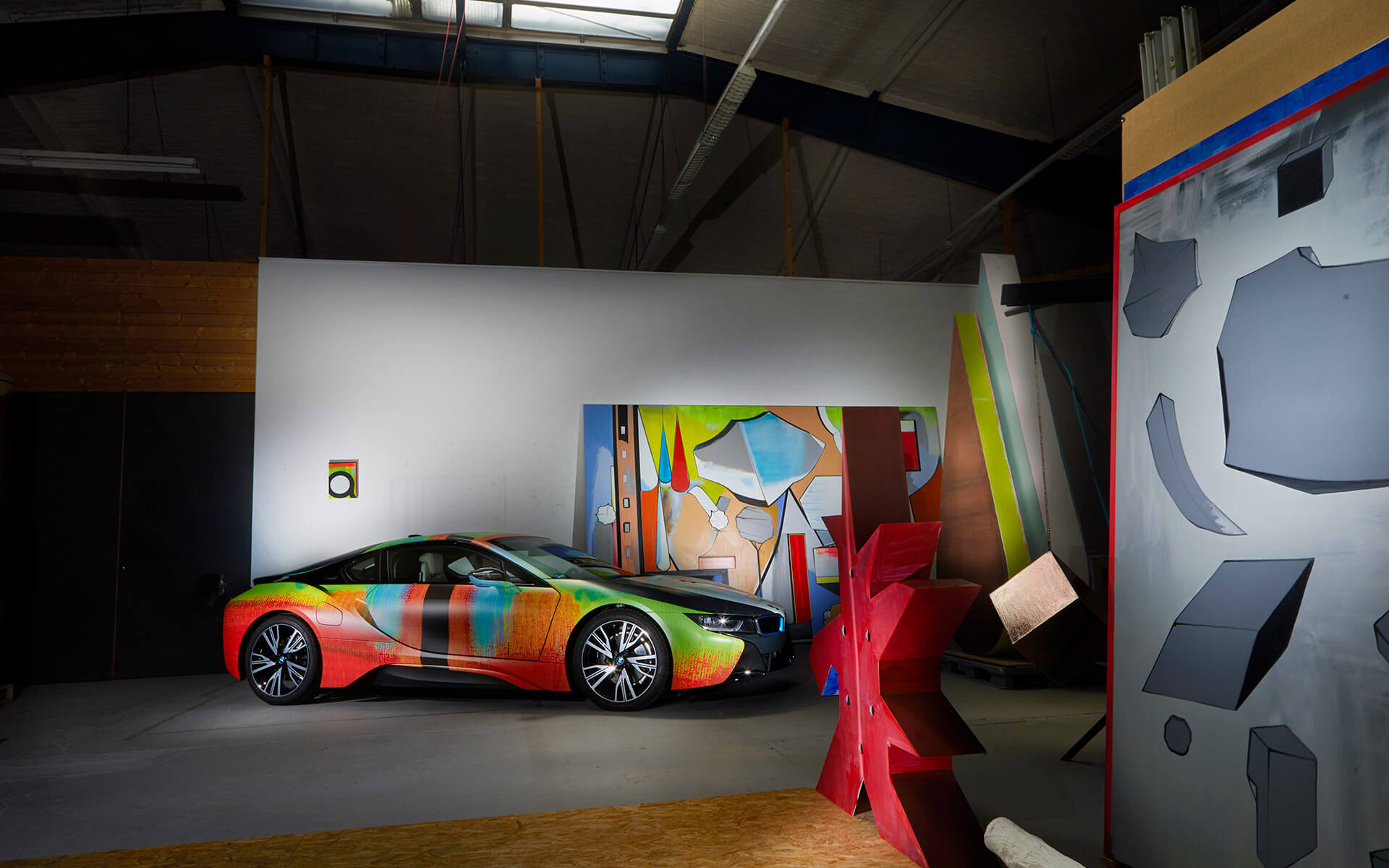 Ressam-heykeltraş Thomas Scheibitz’in BMW i8 tasarımı Ressam-heykeltraş Thomas Scheibitz’in BMW i8 tasarımı