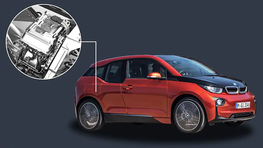 BMW i3’ün (I01) elektrikli motoru (2013) BMW i3’ün (I01) elektrikli motoru (2013)