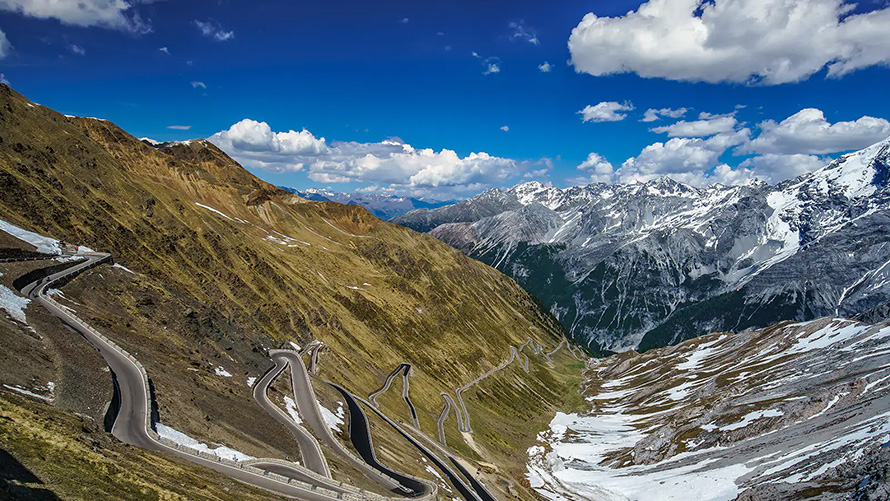 Stelvio Geçidi, İtalya Stelvio Geçidi, İtalya