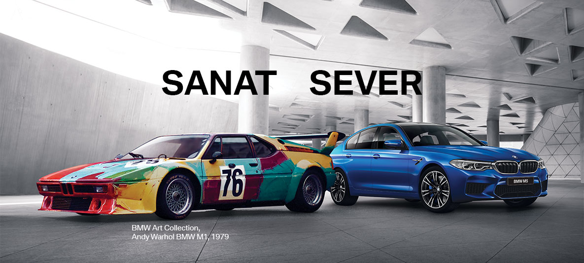BMW Art Collection Andy Warhol BMW M1 1979 ve BMW M5 Yan Yana BMW Art Collection Andy Warhol BMW M1 1979 ve BMW M5 Yan Yana