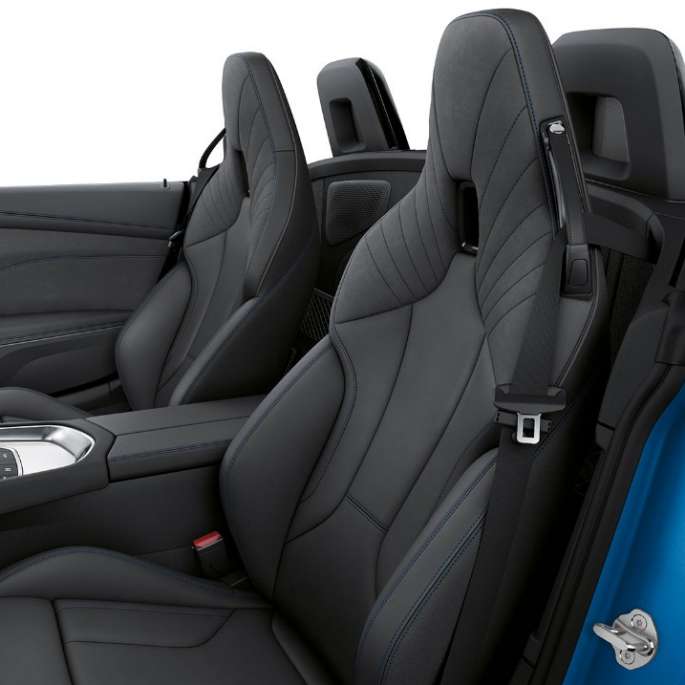 Yeni BMW Z4 Roadster M Sport Modeli, ön koltuklar Yeni BMW Z4 Roadster M Sport Modeli